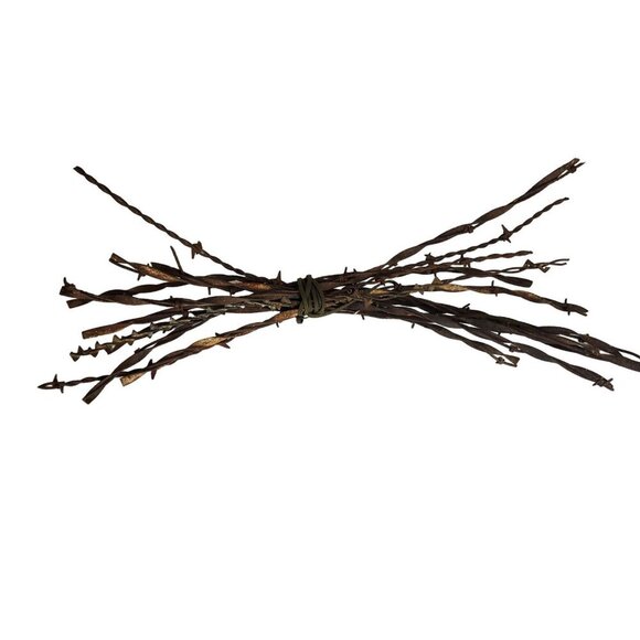 Other - Antique Rusted Barbed Wire Bundle For Crafting & Decor 22inch Lot of 11 pieces